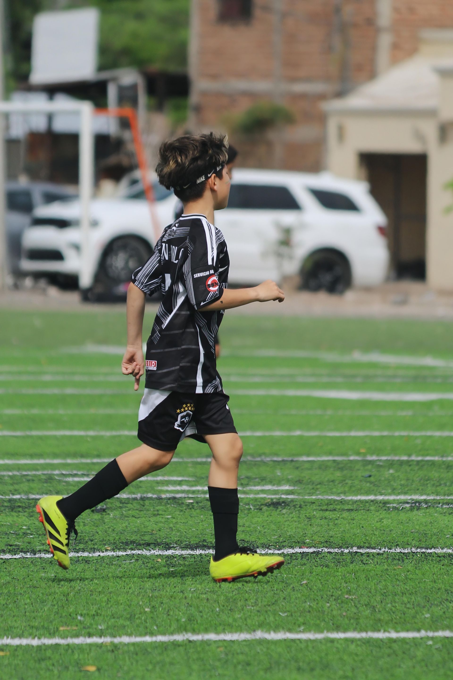 Entraînement de jeunes footballeurs