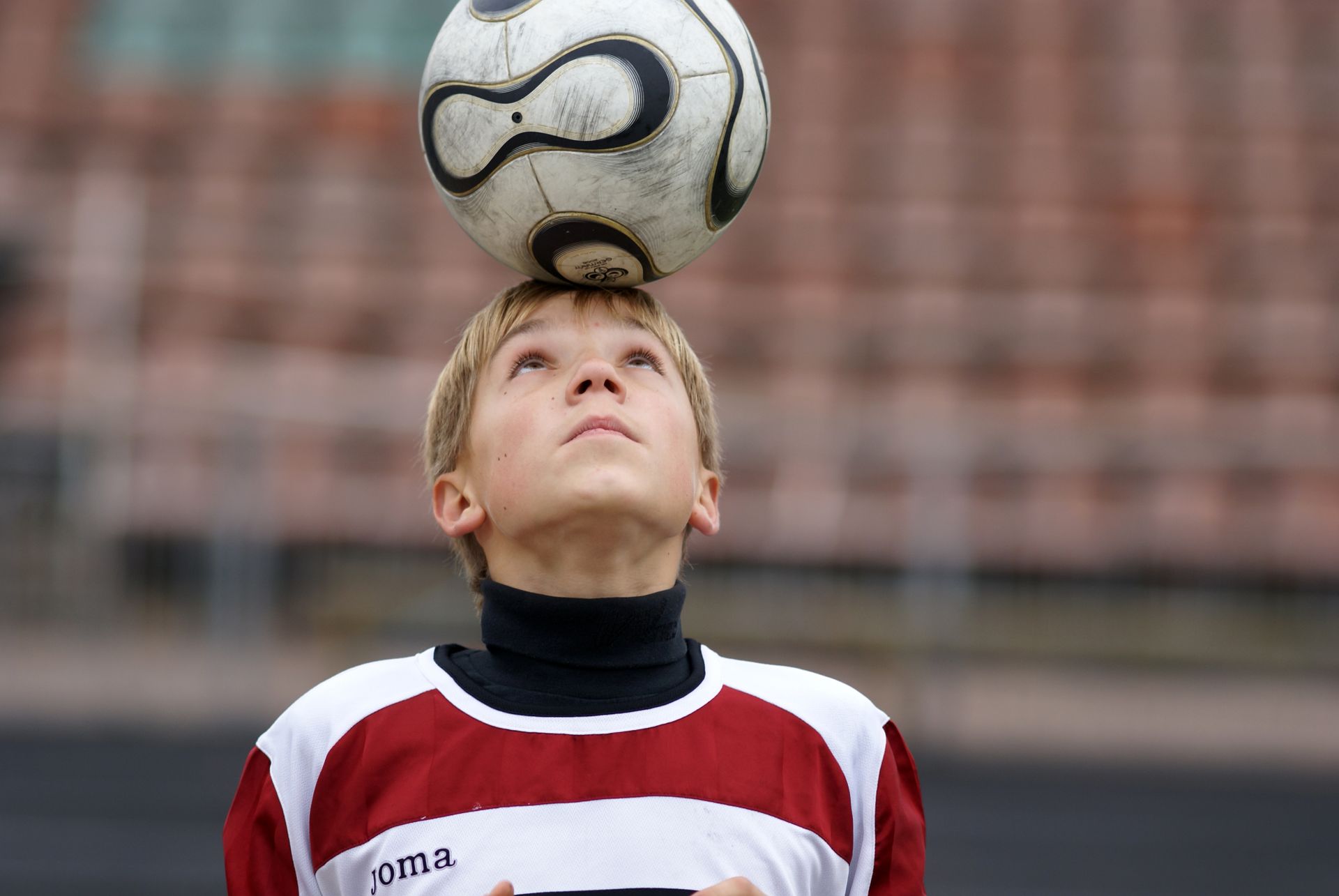 Entraînement de jeunes footballeurs